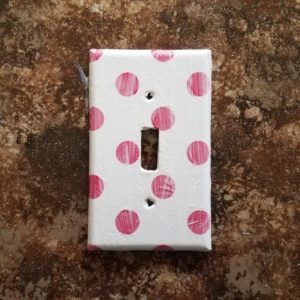 These quick and easy DIY light switch covers are inexpensive and will make your room look custom. Create any style you like for any room in your home. Decorating made easy!