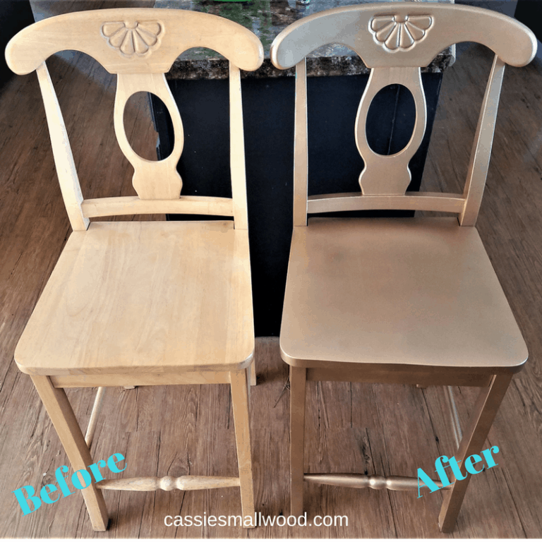 How To Spray Paint Furniture With Metallic Spray Paint