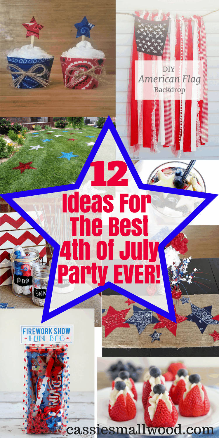 The best 4th of July party ideas so you can throw the most awesome Independence Day party EVER! Fun ideas for decorations, games, photo booths, dessert table decor, food, drinks, diy and products. These are great for kids and adults to entertain your whole family!