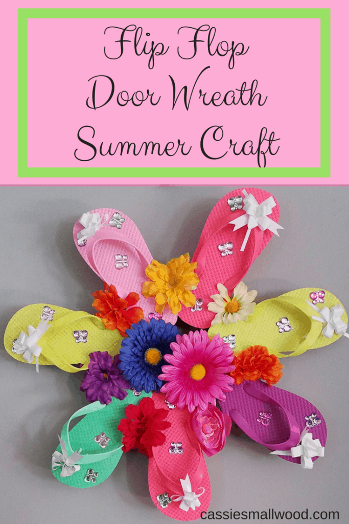 flip flop wreath diy