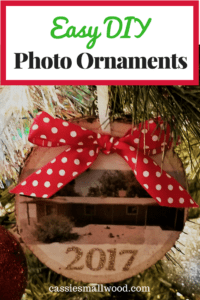 These DIY Christmas ornaments make the perfect personalized gift for a couple or family. Easy to make with any picture!