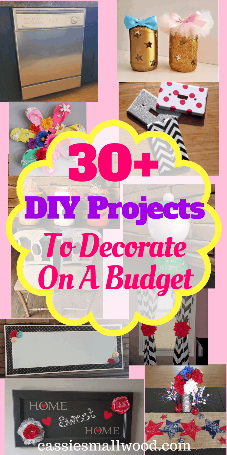 Easy cheap DIY projects for the home to save you money. Crafts, furniture and decoration ideas on a budget. Make your own homemade decor with these hacks, tips and tutorials that are simple to follow and inexpensive. Great for homeowners or apartment renters.