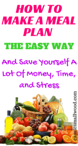 If you don't know how to meal plan, you' have to see this! The easiest way to start meal planning for beginners on a budget! Get started weekly menu planning with this super easy system with grocery shopping lists, recipes and ideas to make creating a meal plan cheap and simple. Plan your breakfast, lunch, dinners and snacks quickly and easily for two or for an entire family. #mealplanningforbeginners #menuplanning #budgetmealplans