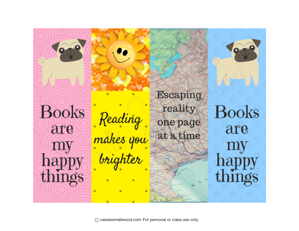 cute free printable bookmarks for students from teacher pdf, free bookmarks for kids to print