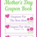 Free printable coupon book for mom and how to make a tear out coupon book. This is a fun DIY for kids or families to make together. Simple homemade gift for mom for birthdays, Christmas, stocking stuffers or Mother's day. Show your mom she's the best!
