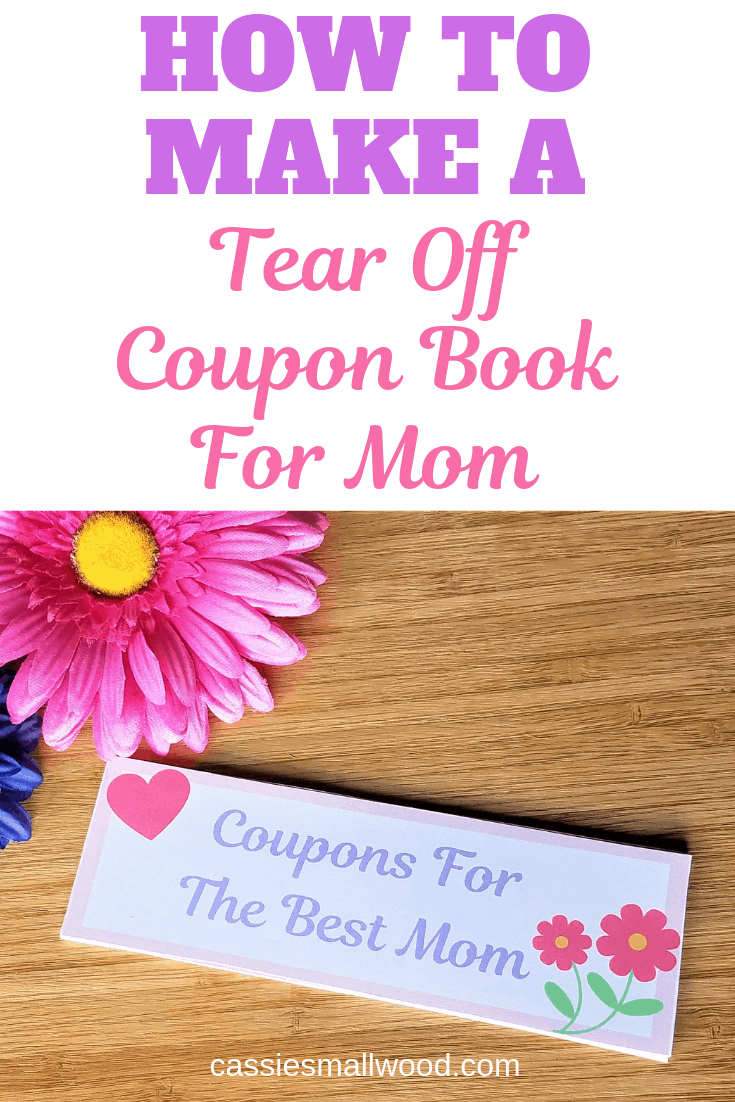 Homemade coupon book shop for mom