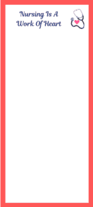 This diy nurses week tear off notepad is the cutest present to show your appreciation for a school nurse, registered nurse or nursing school graduation gift. Nurse stethoscope heart gift.