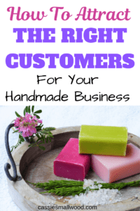 These tips for finding the right customers for your handmade business will increase your sales so you can make money in your craft business. Find the right people for your shop so you can start marketing on Instagram and social media in a way that helps you sell your items. Simple ideas for entrepreneurs of small businesses on how to make selling your diy products fun when you're talking to the ideal clients.