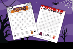Free printable Halloween word searches pdf Halloween word find puzzles