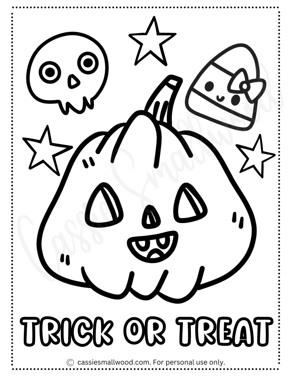 Pumpkin face coloring page cassie smallwood