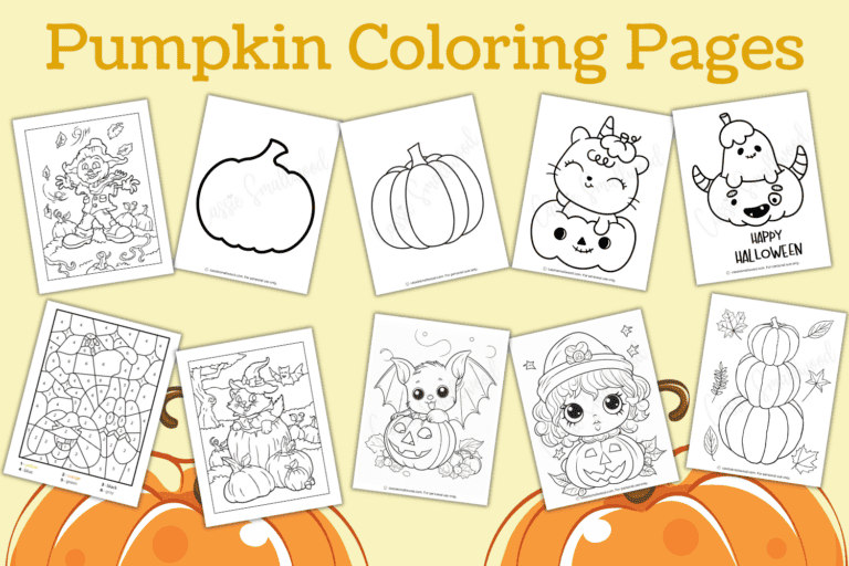 THE BEST Pumpkin Coloring Pages (Free Printable)