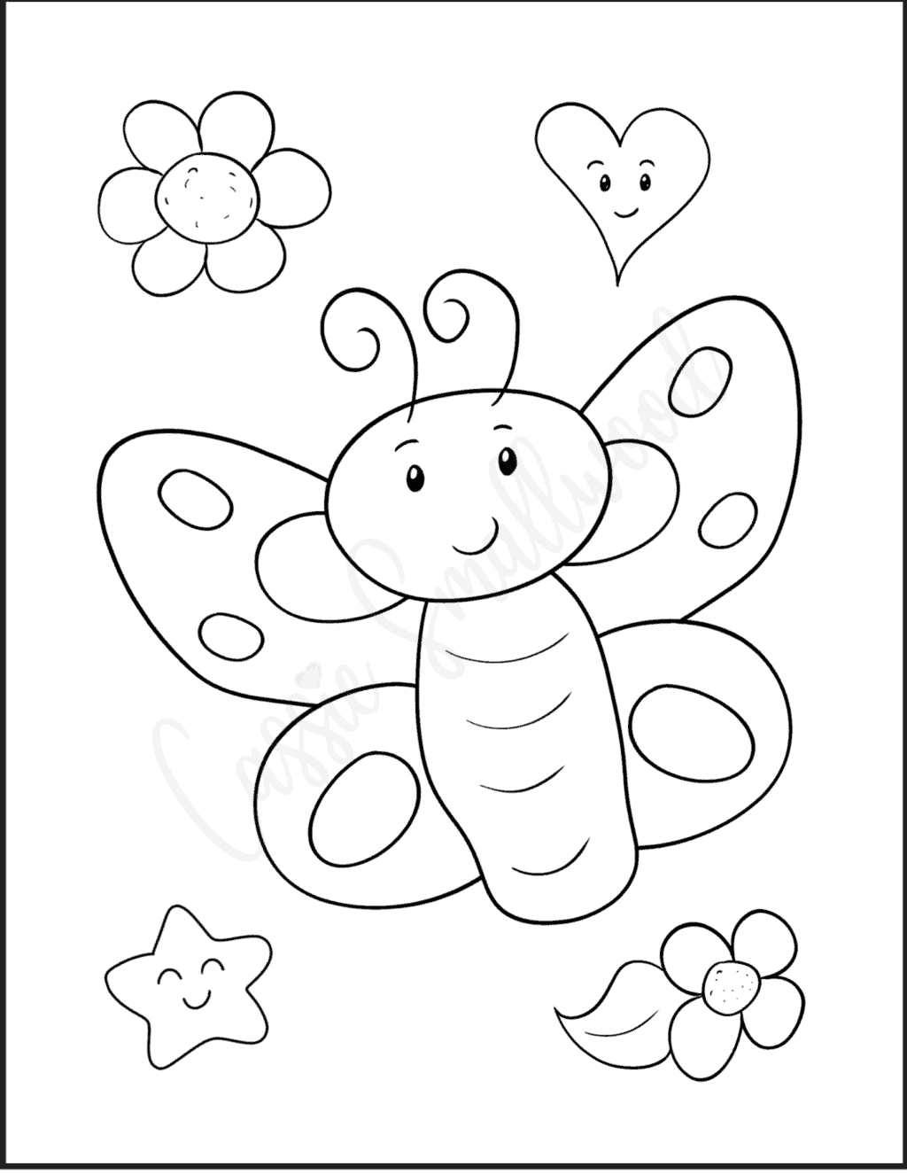 1000s Of Cute Coloring Pages For Kids - Cassie Smallwood