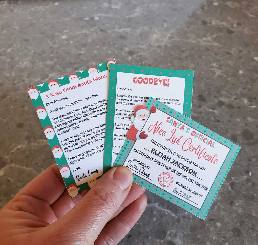 Free Editable Letter From Santa Template - Cassie Smallwood