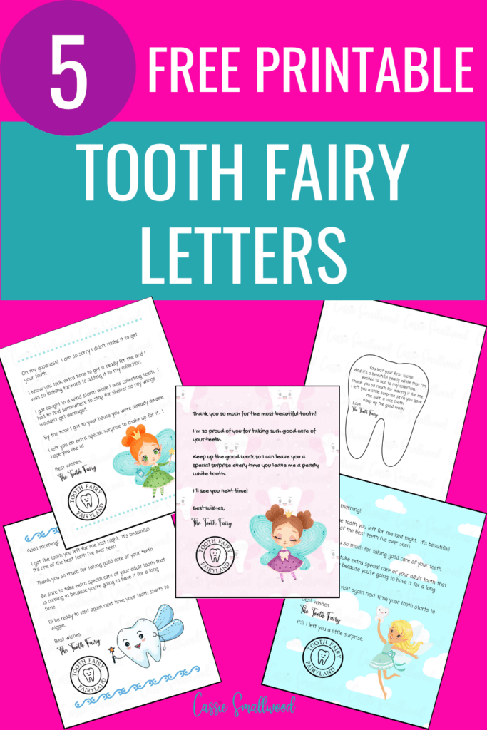 Tooth Fairy Letter Template Free Printable