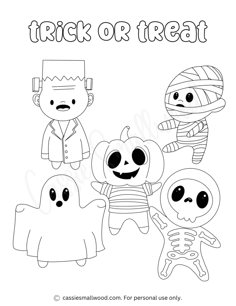 Color Halloween Coloring Pages Color Halloween Coloring Pages