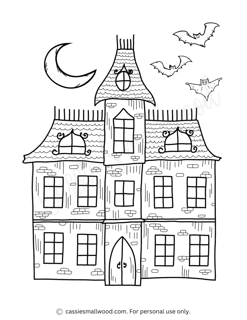 the-best-haunted-house-coloring-pages-cassie-smallwood