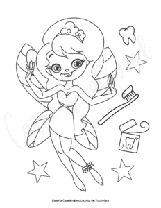20 Fun Tooth Fairy Coloring Pages FREE Printables - Cassie Smallwood