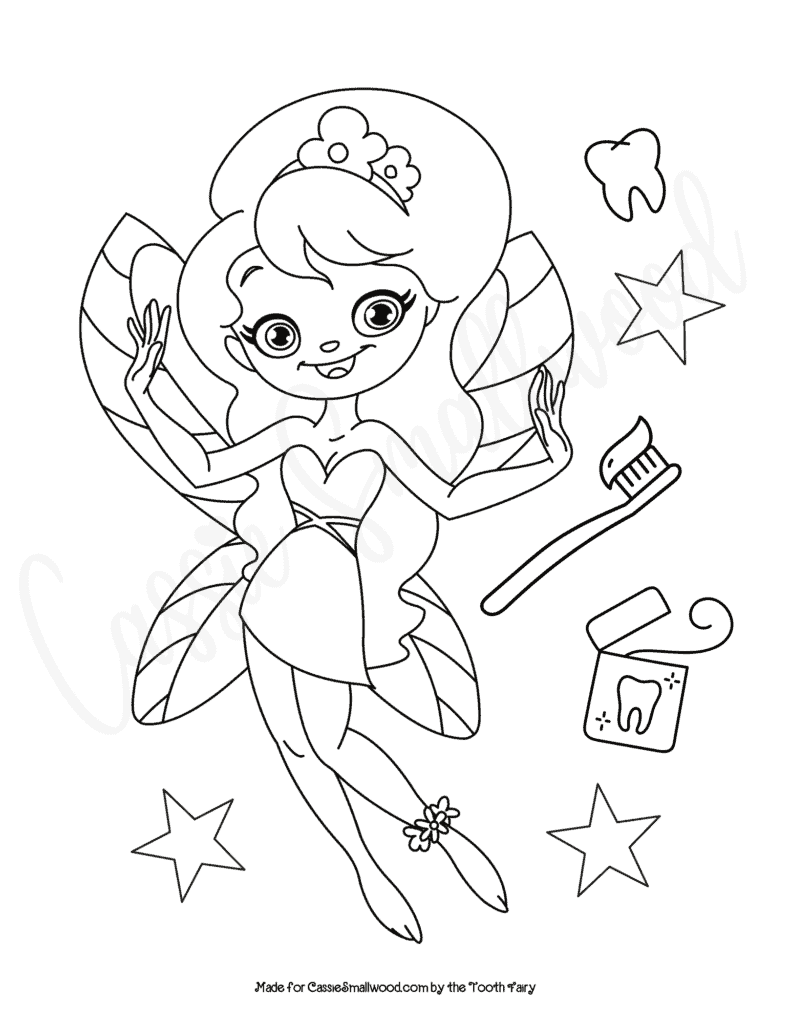 20 Fun Tooth Fairy Coloring Pages FREE Printables - Cassie Smallwood 20-fun-tooth-fairy-coloring-pages-free-printables-cassie-smallwood