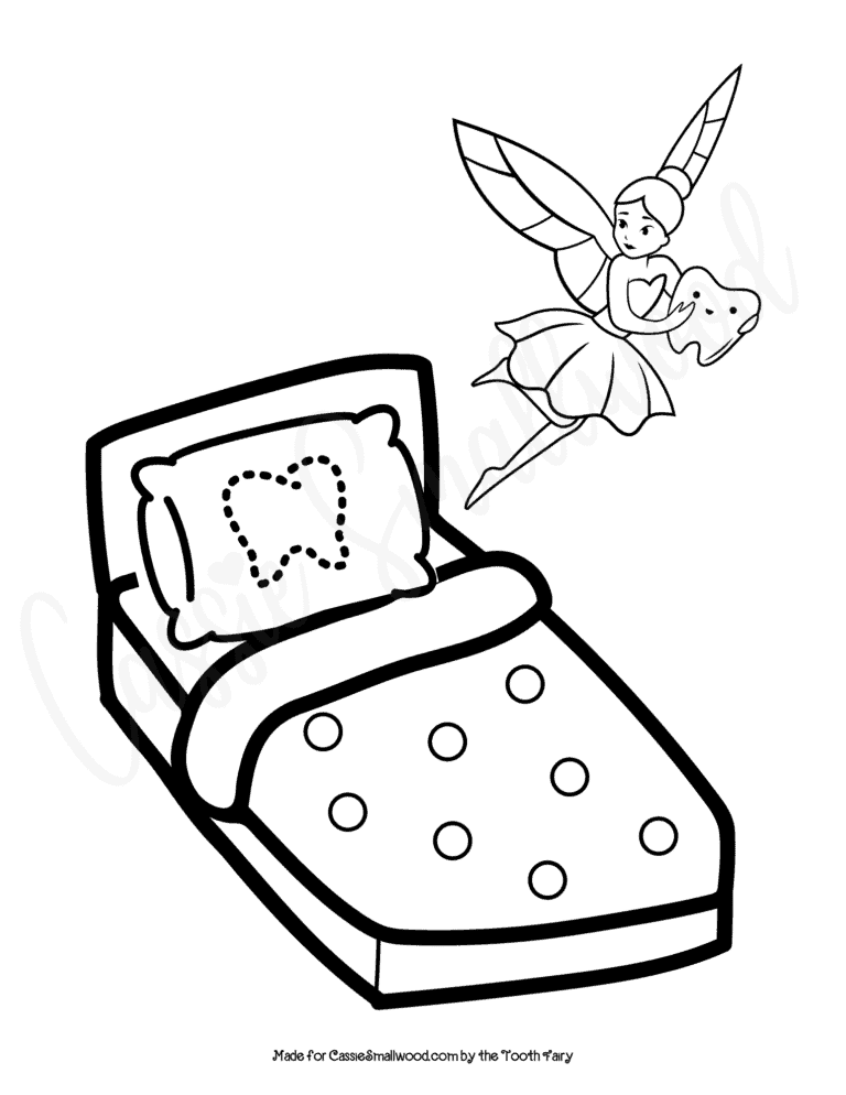 20 Fun Tooth Fairy Coloring Pages FREE Printables - Cassie Smallwood