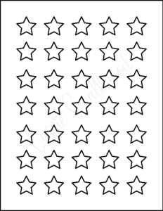 printable star stencils