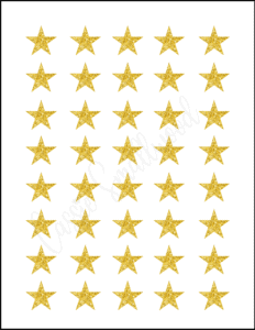 Gold Star template  Free Printable Papercraft Templates