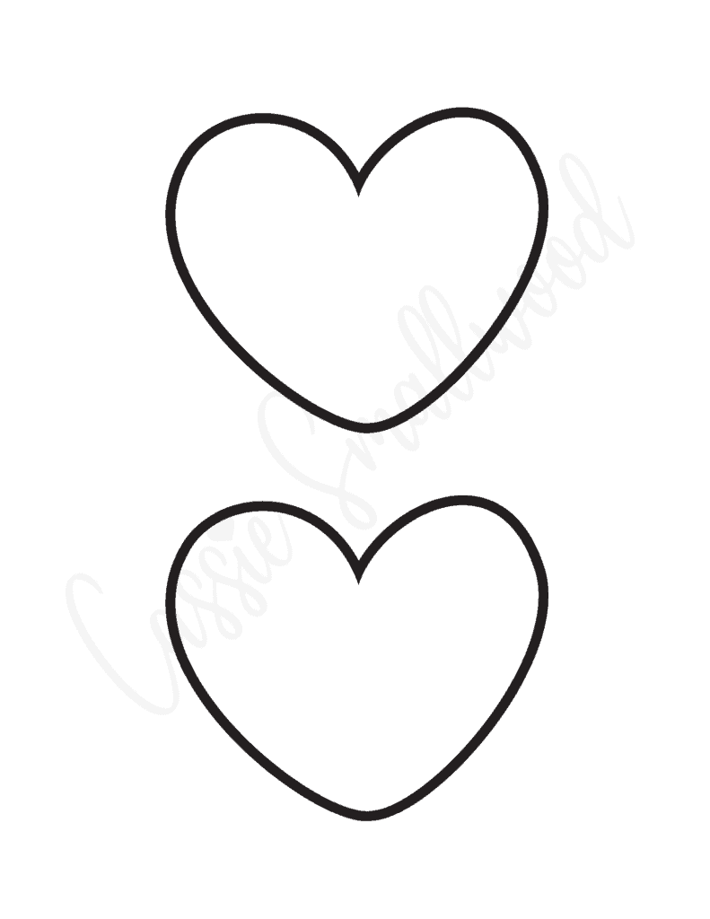 25 FREE Printable Heart Templates (Small To Large Sizes) Cassie Smallwood