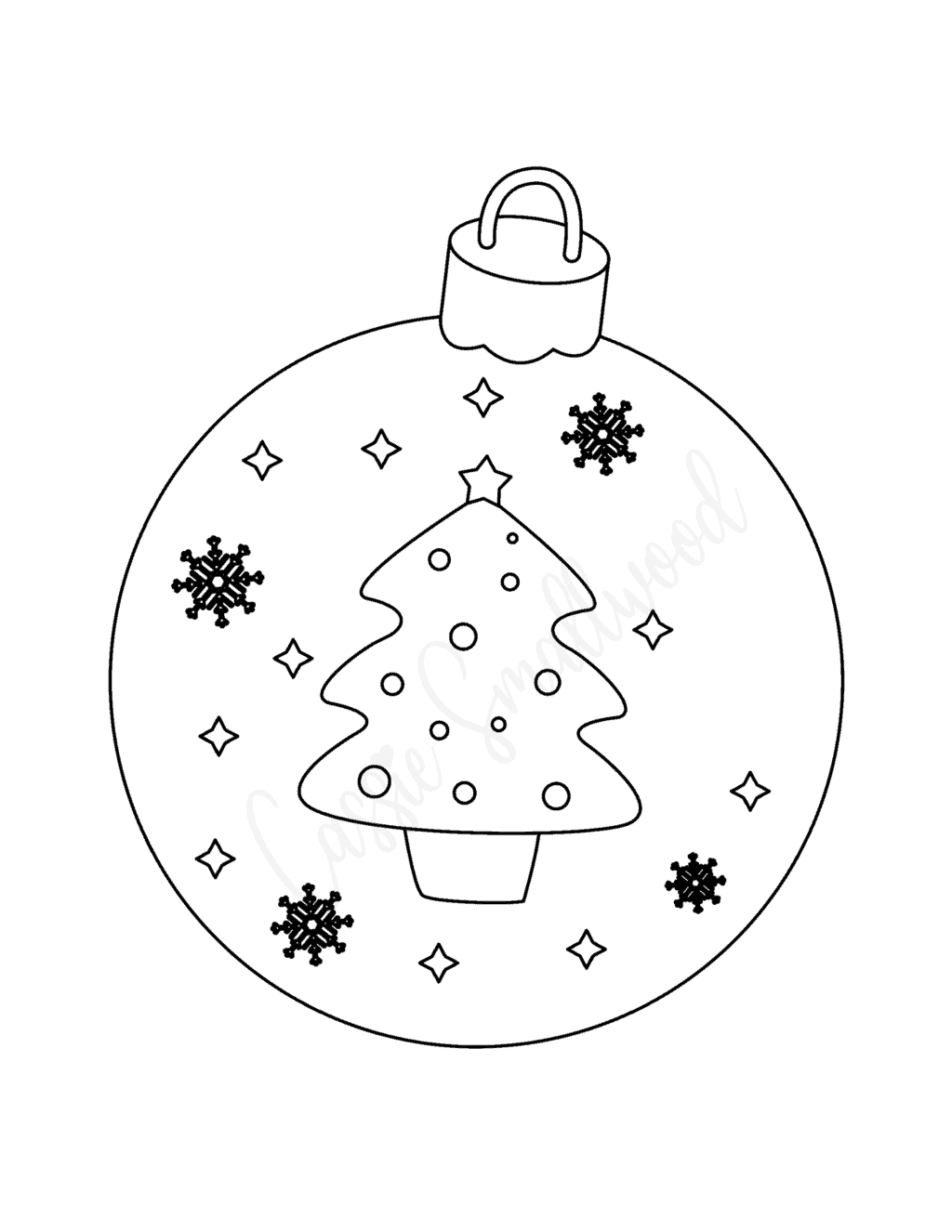 Cute Printable Christmas Ornaments - Cassie Smallwood