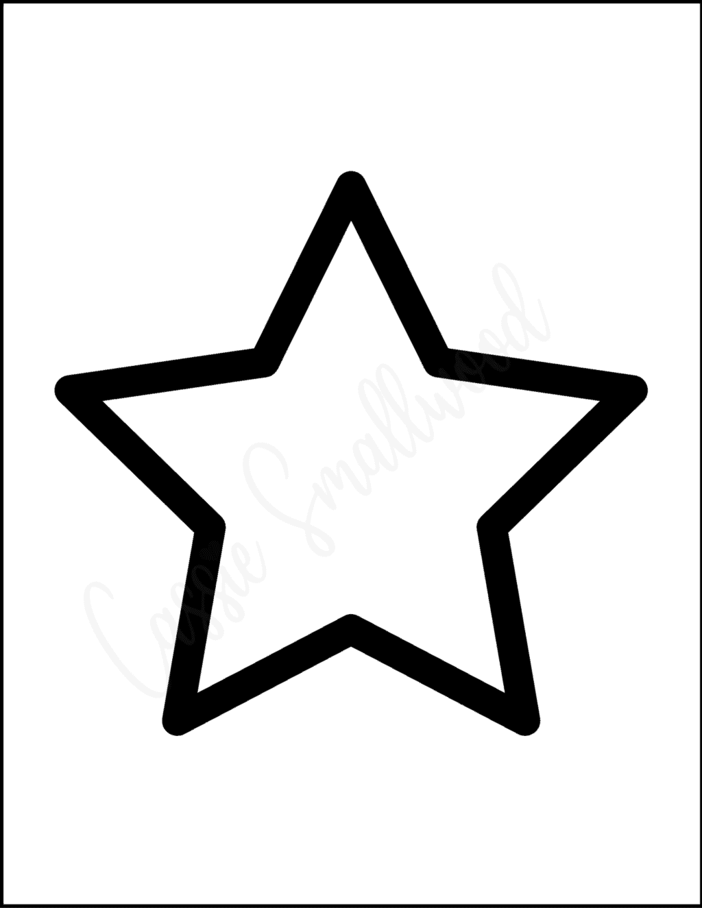 46 Printable Star Templates (Tons Of Different Sizes) - Cassie Smallwood