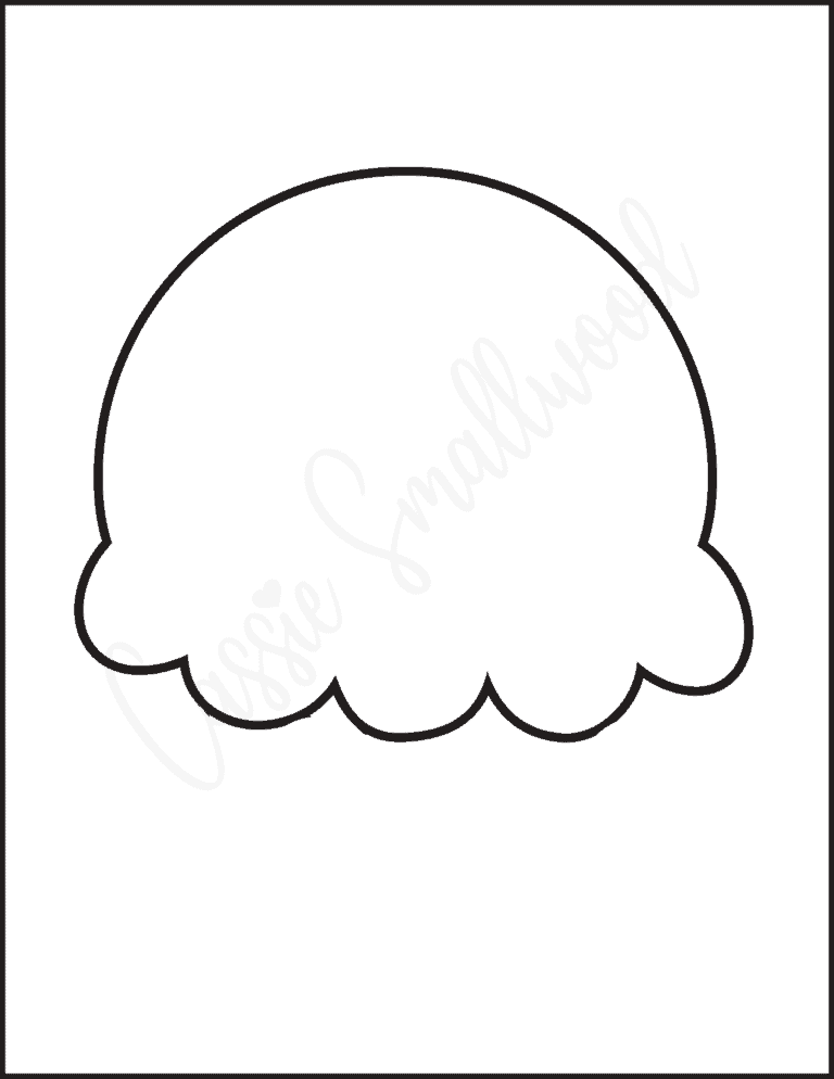 10 Cute Printable Ice Cream Templates - Cassie Smallwood