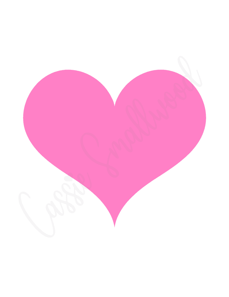 25 Cute Printable Heart Templates (Tons Of Different Sizes and Shapes ...