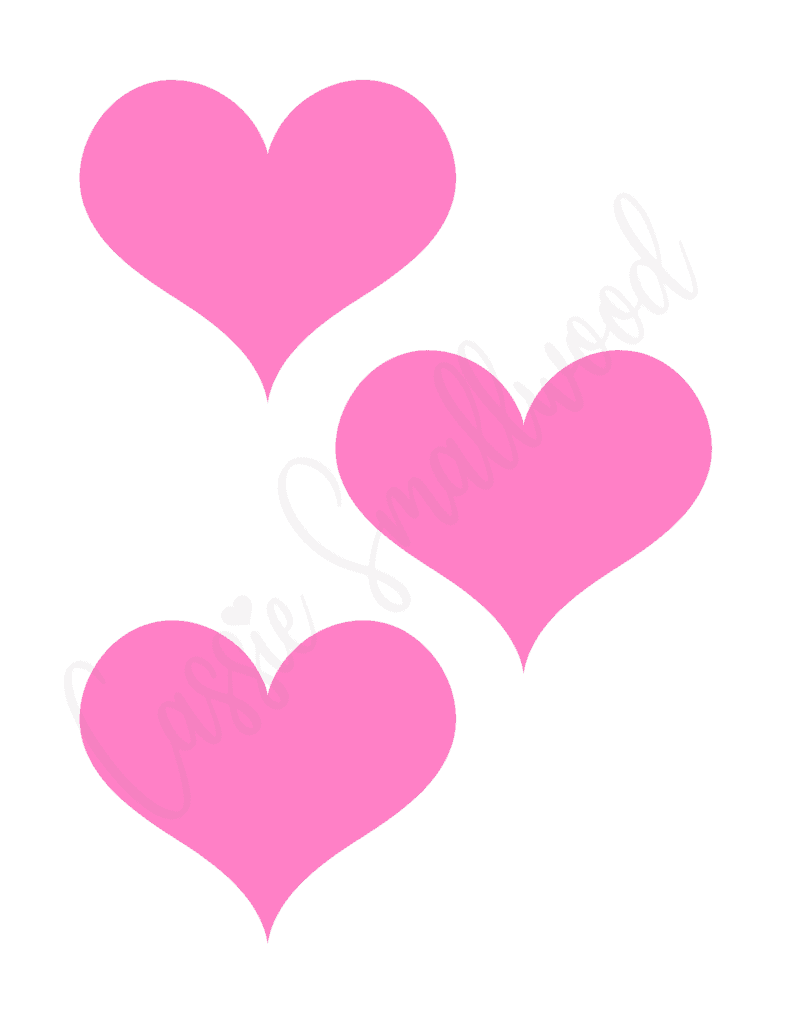 25 FREE Printable Heart Templates (Small To Large Sizes) Cassie Smallwood