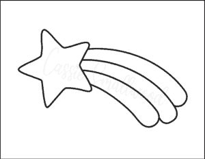 Shooting Star Template To Print Out