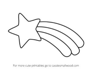 Shooting star template - Cassie Smallwood