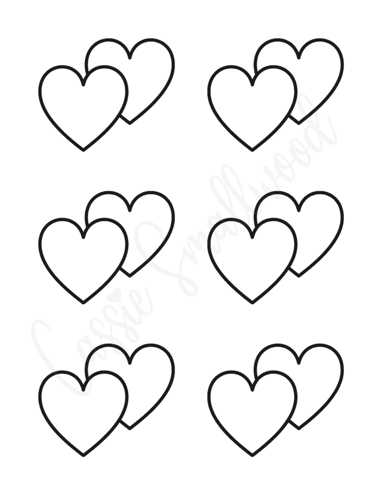 25 Cute Printable Heart Templates (Tons Of Different Sizes and Shapes ...