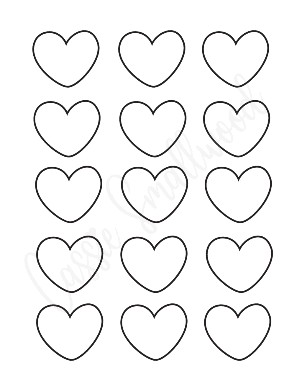 25 Cute Printable Heart Templates Tons Of Different Sizes And Shapes