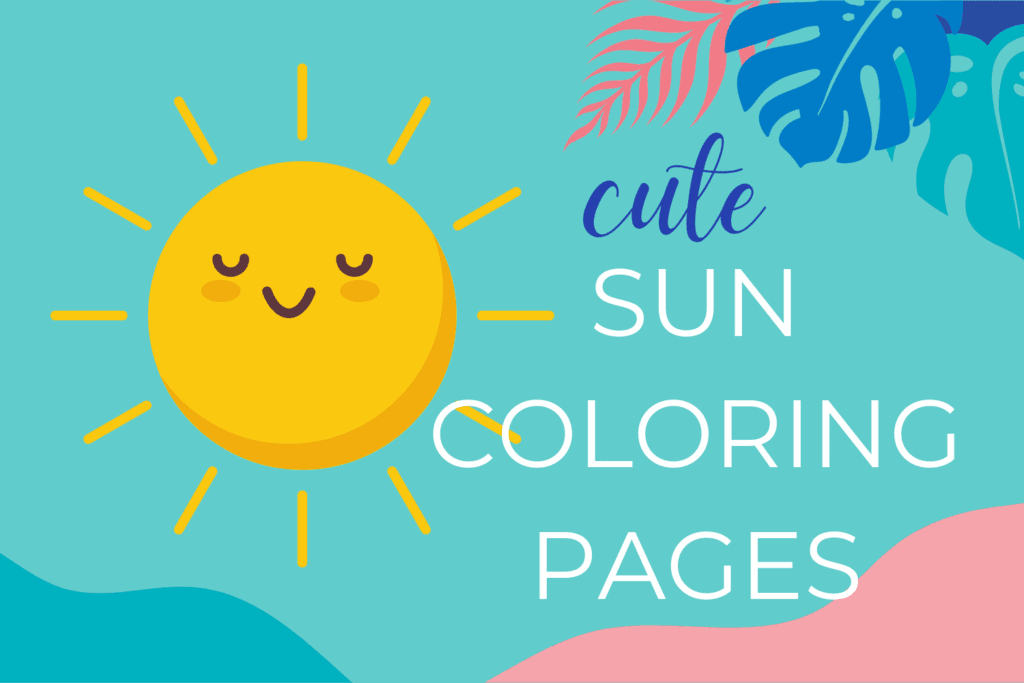 cute sun coloring pages