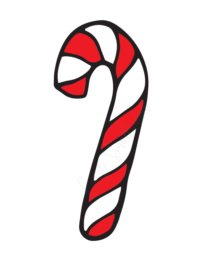 How to Draw a Candy Cane Step by Step with Pictures - Art by Ro