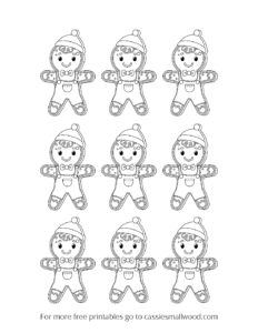 Free Gingerbread Men Templates Cassie Smallwood Free Gingerbread Men Templates Cassie Smallwood