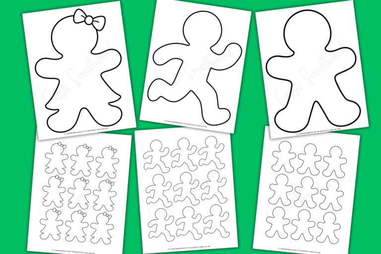 28 Adorable Gingerbread Man Templates
