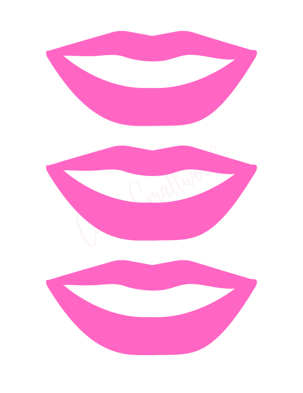 15 Pretty Lips Templates Cassie Smallwood