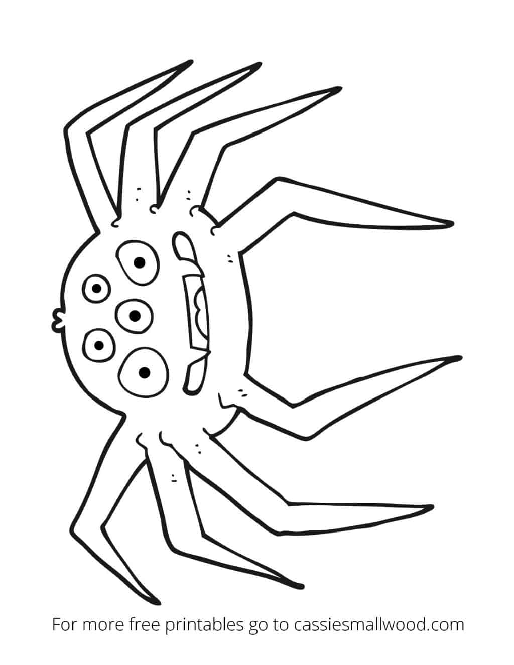Spider Craft Template Cassie Smallwood