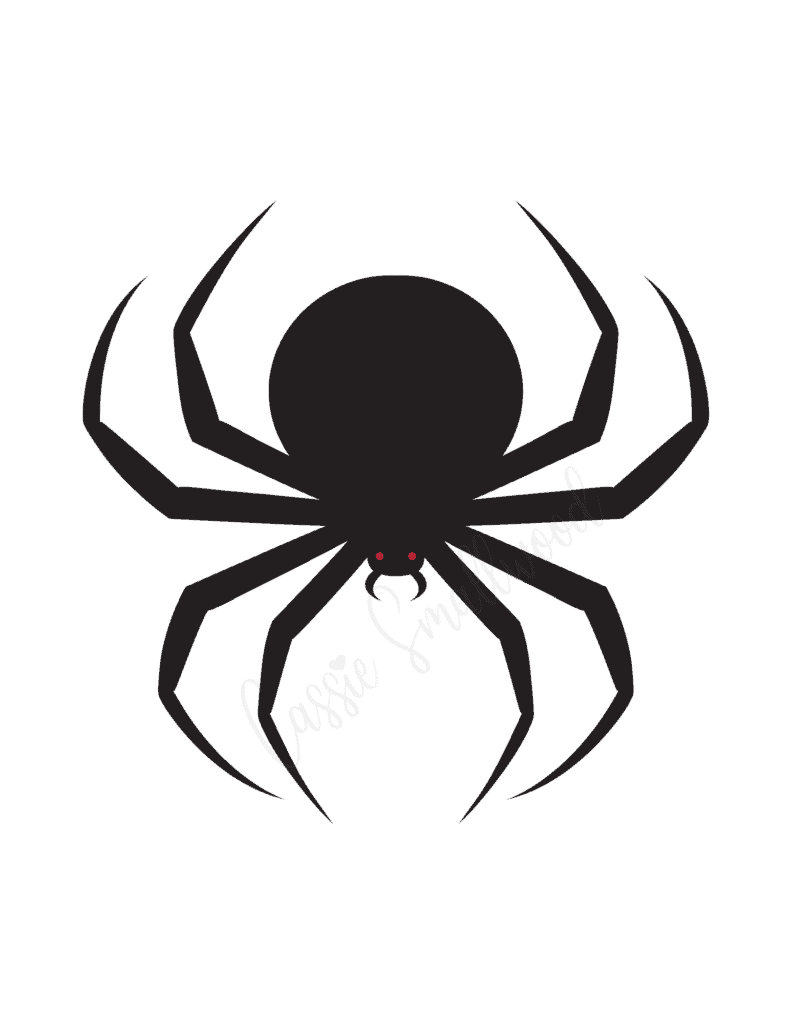 Black Widow Spider Stencils