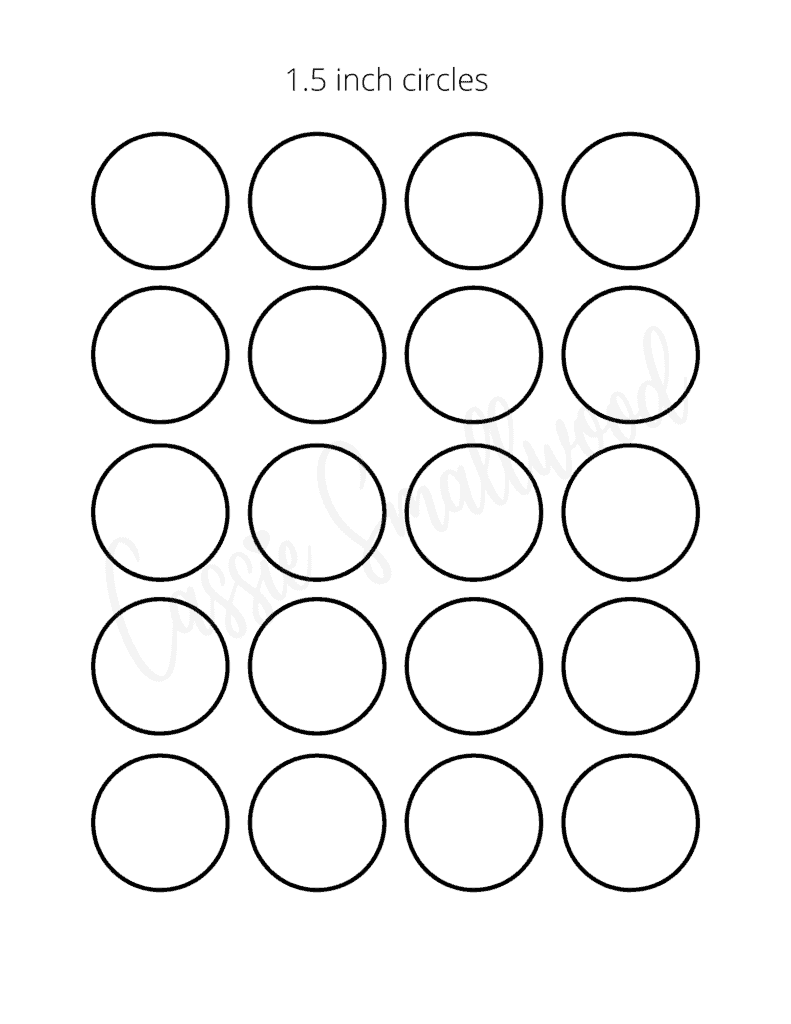 5 Best 6.5 Inch Circle Template Printable PDF for Free at Printablee