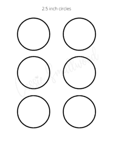 17 Sizes Of Printable Circle Templates - Cassie Smallwood