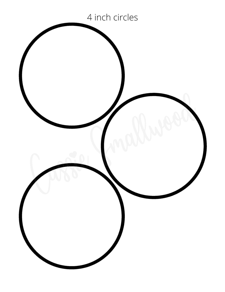 Circle Template 12 inch - Clear 1/4 inch Thick- Actual Size