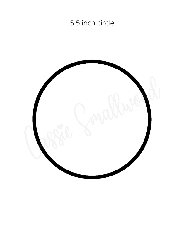 17 Sizes Of Printable Circle Templates Cassie Smallwood