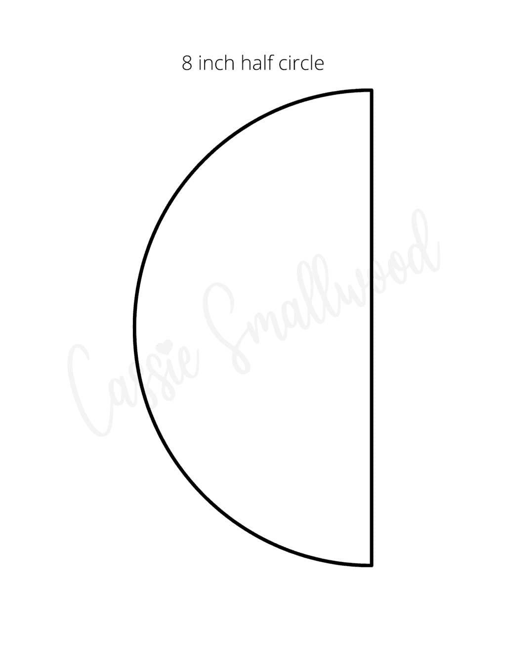 17 Sizes Of Printable Circle Templates - Cassie Smallwood