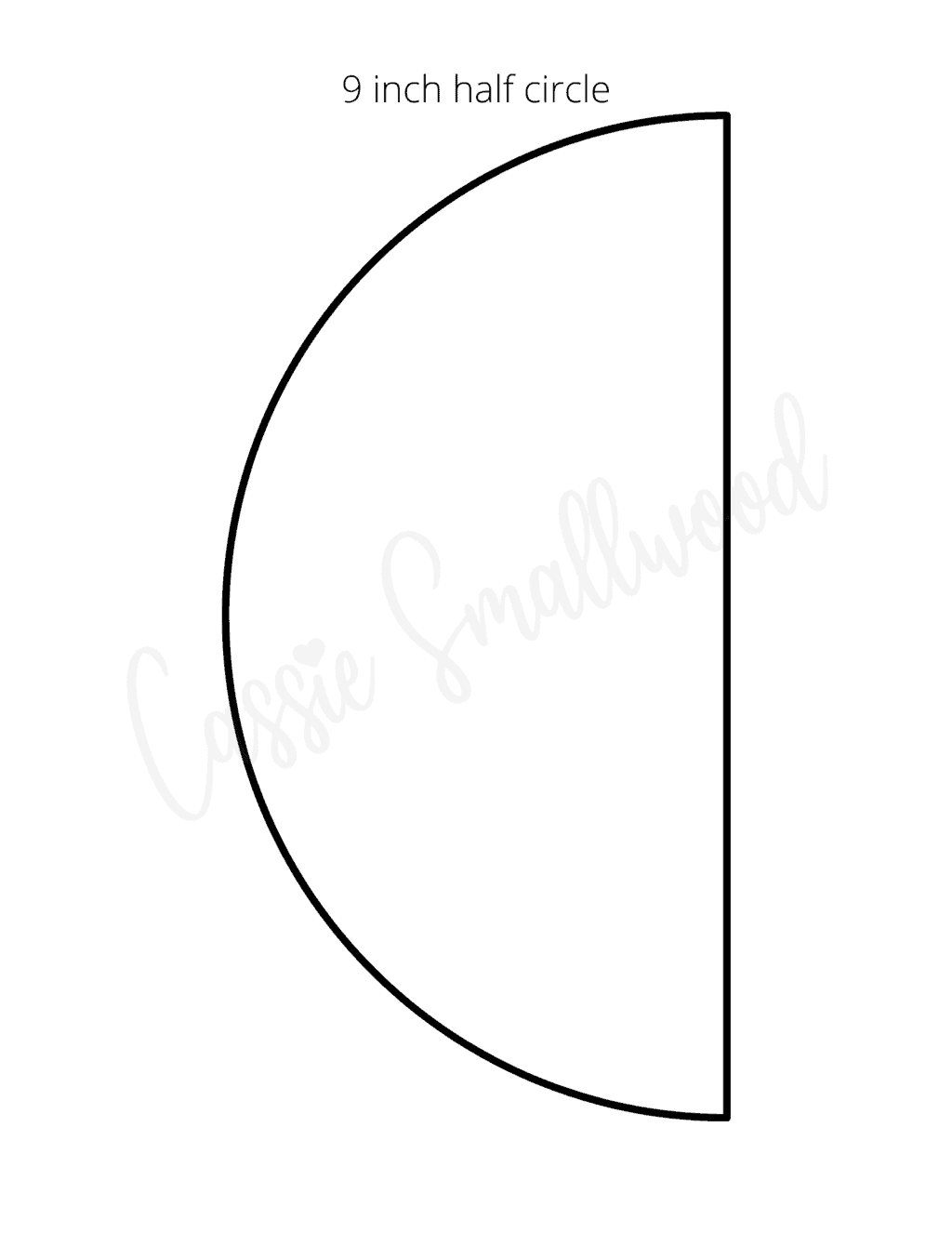 17 Sizes Of Printable Circle Templates - Cassie Smallwood