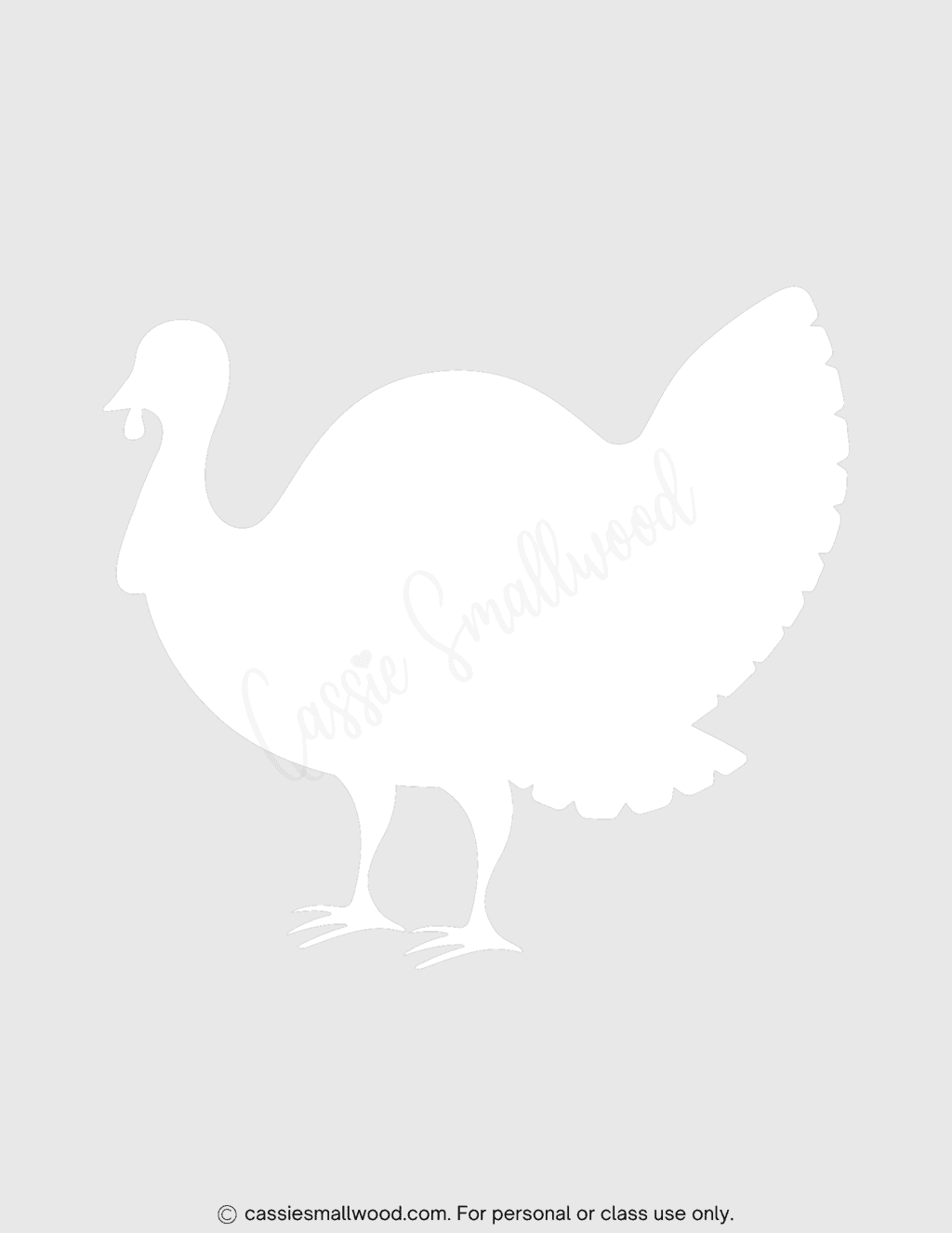 31 Cutest Turkey Templates Cassie Smallwood