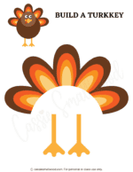 Build A Turkey Printable - Cassie Smallwood